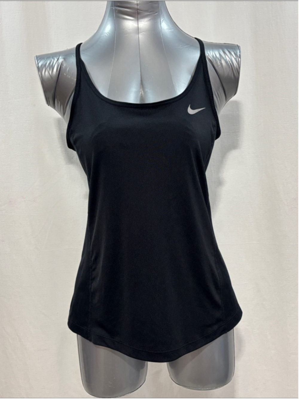 Nike Dri-Fit Black Slim-Strap Athletic Tank Top 361 Pilates active yoga walk run